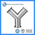 DIN 3A Standard sanitárias em aço inoxidável Pipe Clamp Fittings